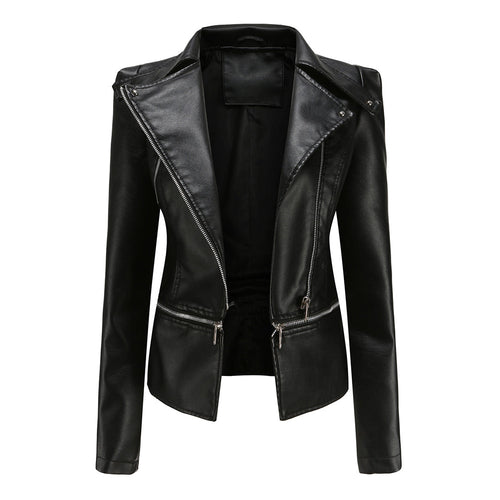 Drune | Slim Fit Bikerjacke für Frauen