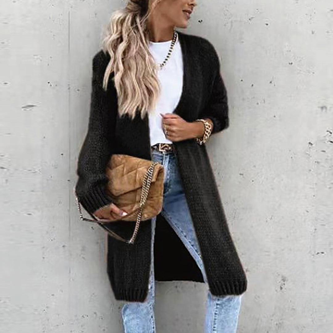Zeitloses Langarm-Cardigan für Damen