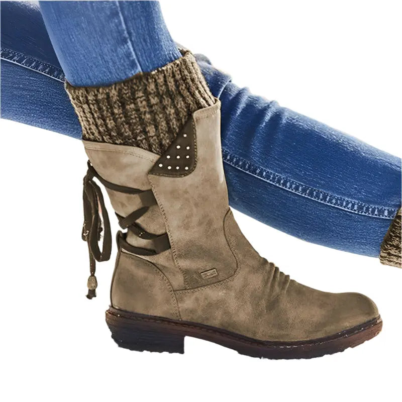 Drune | Niedrigabsatz-Winterstiefel für Frauen – Bequemes & Warmes Design