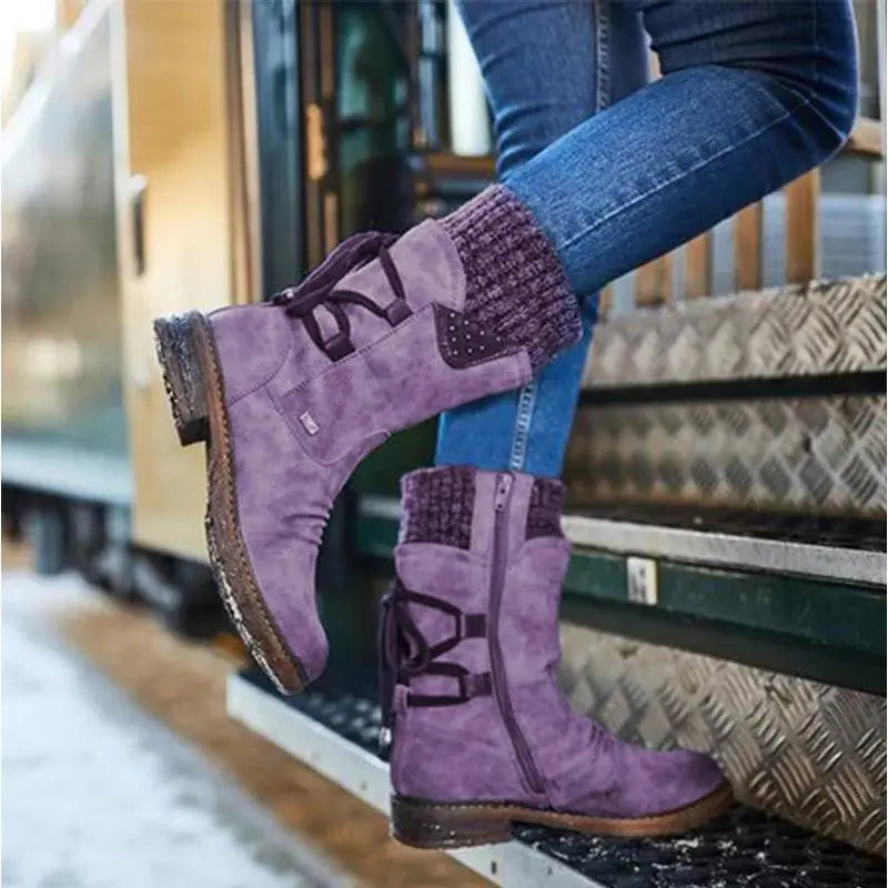 Drune | Niedrigabsatz-Winterstiefel für Frauen – Bequemes & Warmes Design