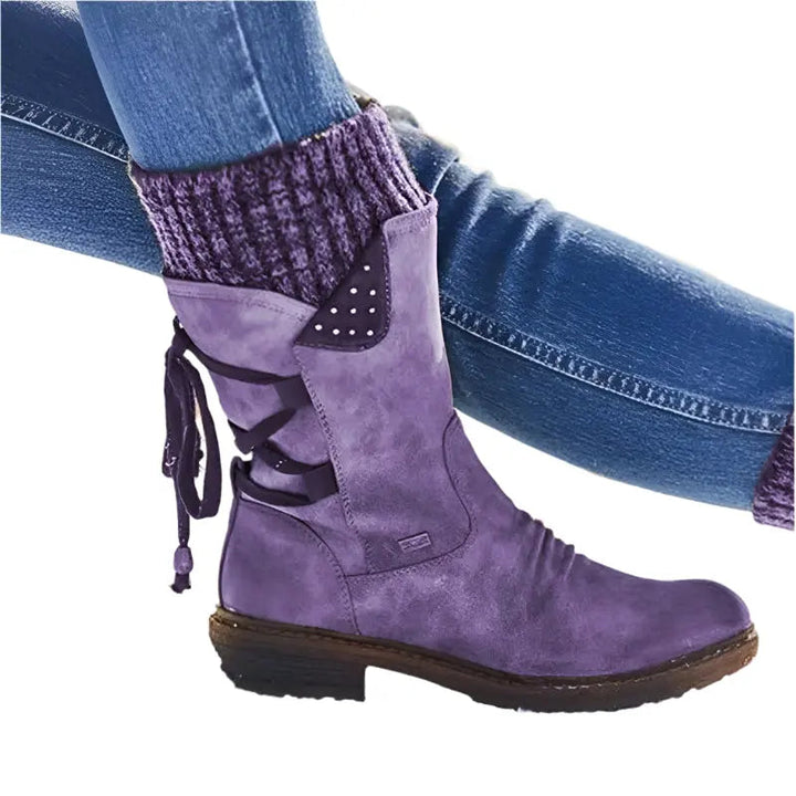 Drune | Niedrigabsatz-Winterstiefel für Frauen – Bequemes & Warmes Design