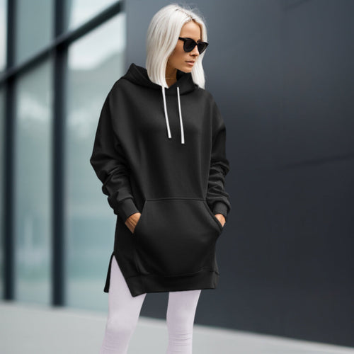 Drune | Elegantes Oversized-Kleid mit Kapuze