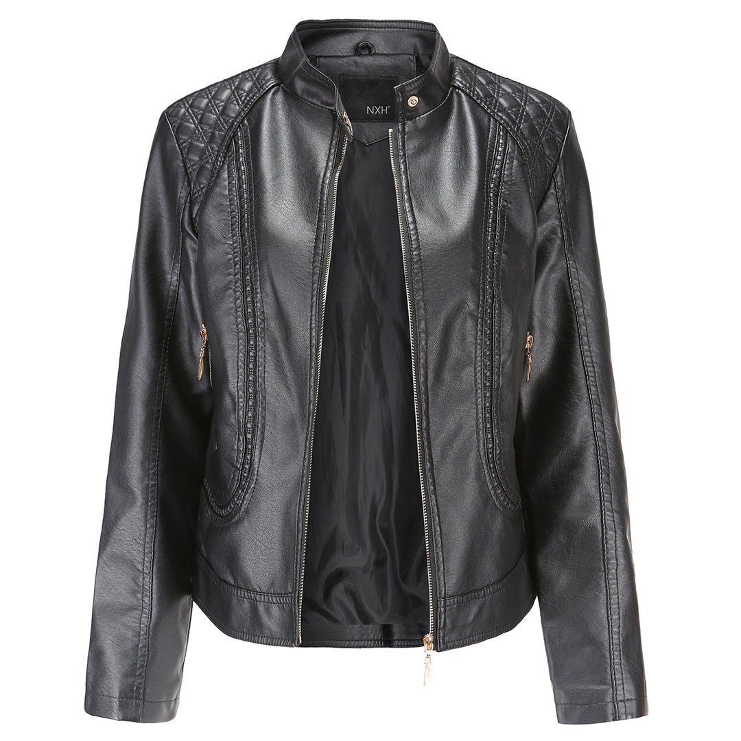 Drune | Elegante Lederjacke Mit Modernem Schnitt