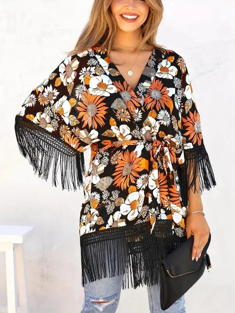 Drune | Moderne Boho Strickjacke