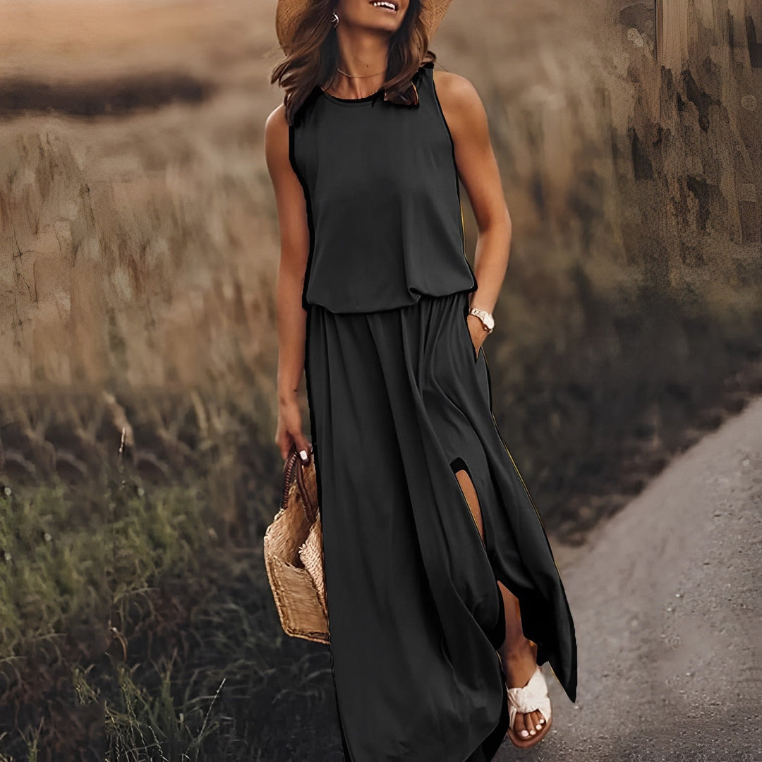 Drune | Elegantes Farbenspiel Kleid