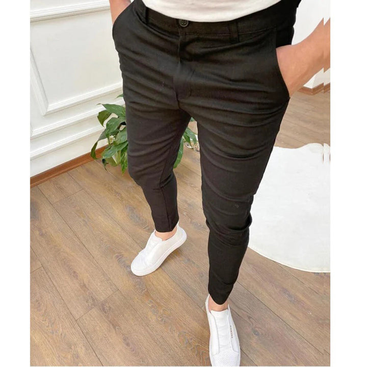Drune | Herren Slim Fit Chinohose - Stretch Komfort, Alltag & Freizeit Look, mit Taschen