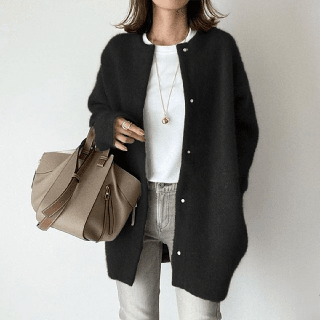 Drune | Damen-Cardigan Elegante Weiche Textur Perfekt für Alle Anlässe