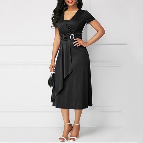 Drune - Elegantes Gürtelkleid für Damen