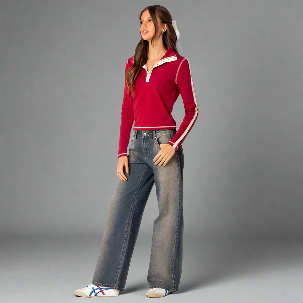 Drune | Low Rise Jeans