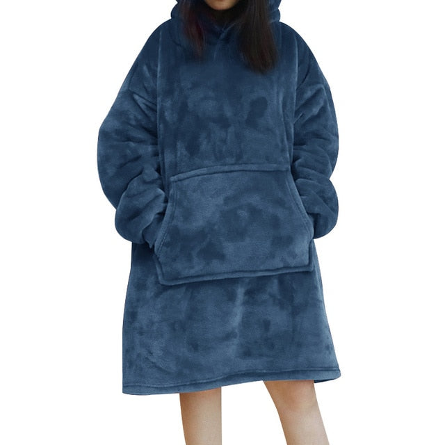Drune | Weiches Kapuzenpullover-decke Polyester Bequem und Warm