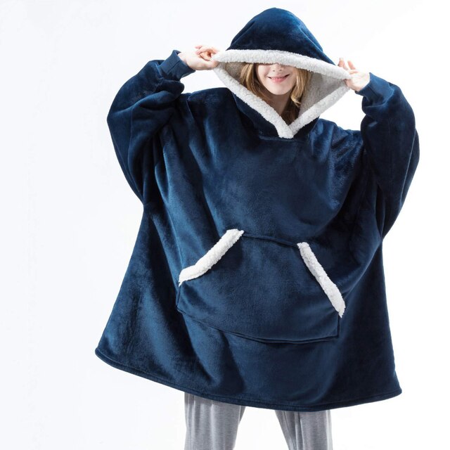 Drune | Weiches Kapuzenpullover-decke Polyester Bequem und Warm