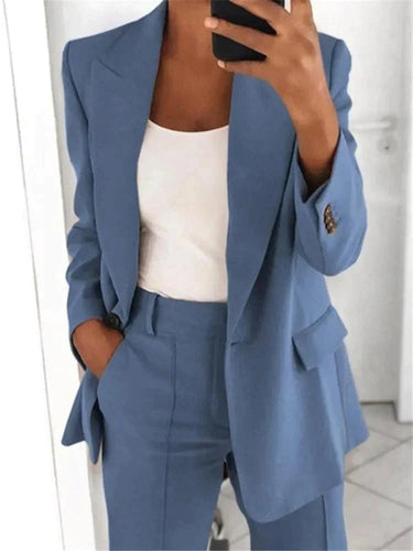 Drune | Set Klassisch Zweiteilig Damenbekleidung Büro Outfits