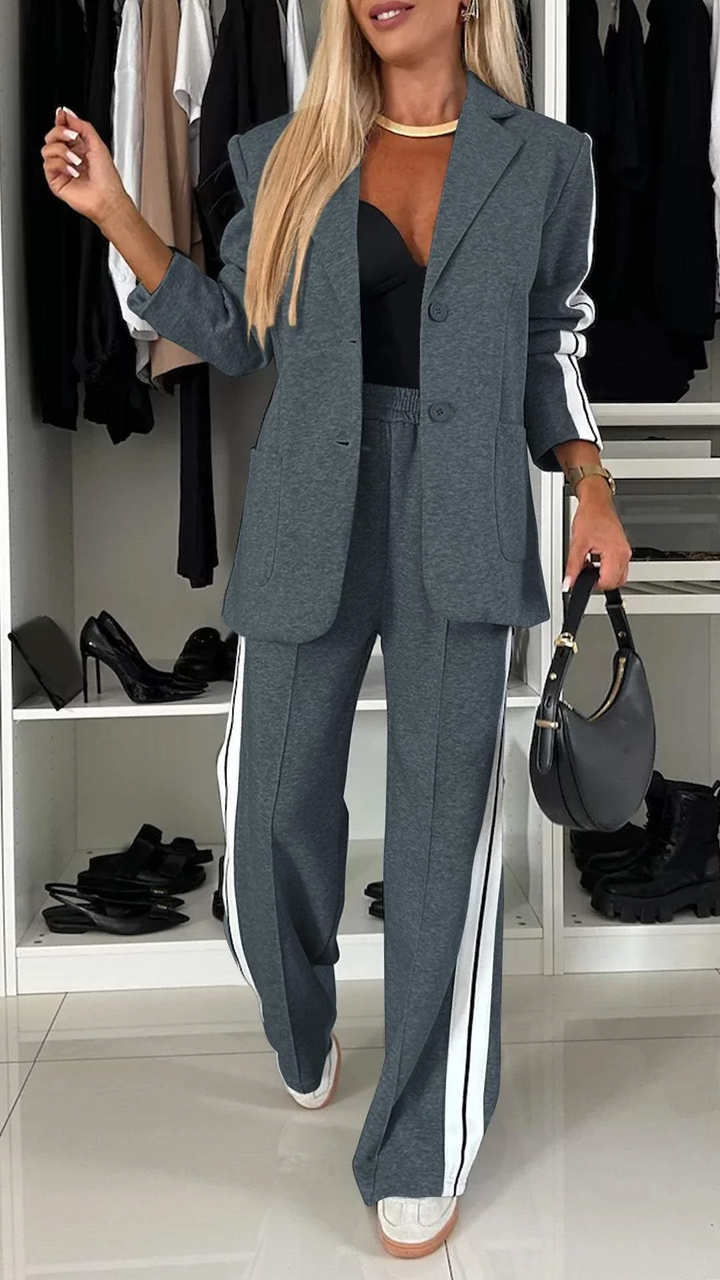 Drune | Set Weite Damen Freizeithose Zweiteiler