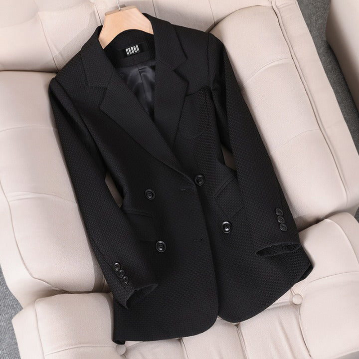 Drune | Damen kariertes Blazer für den Herbst