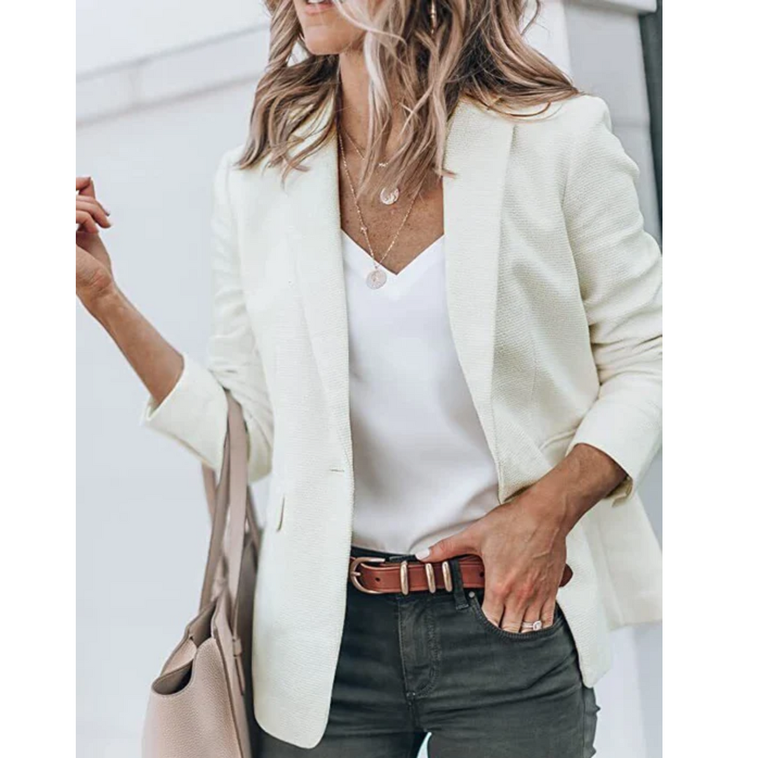 Drune | Einreihiger Blazer Mit Klassischem Revers Für Frauen