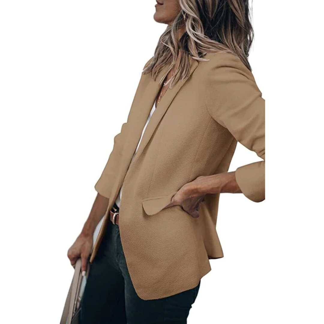 Drune | Einreihiger Blazer Mit Klassischem Revers Für Frauen