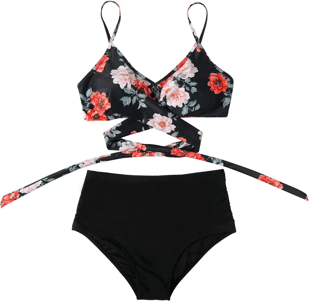 Drune | Buntes High-Waist-Biki für Damen