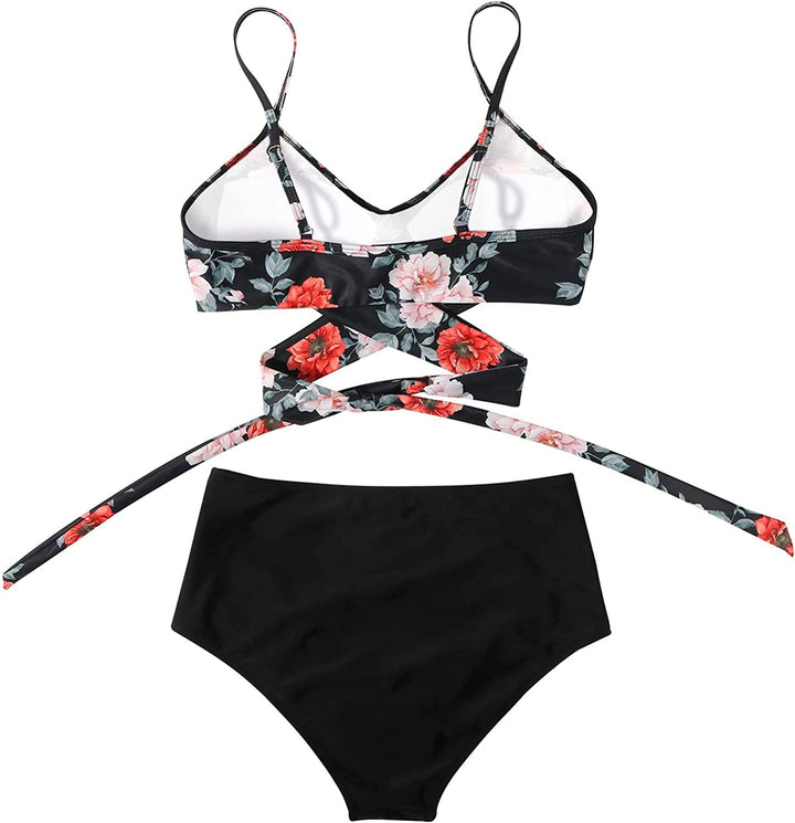 Drune | Buntes High-Waist-Biki für Damen