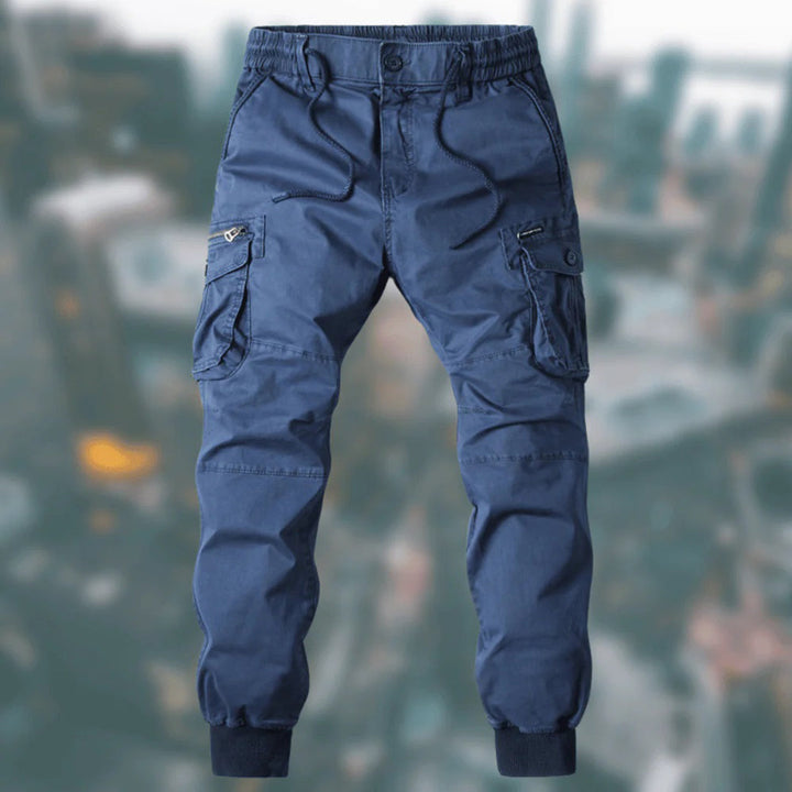 Drune | Cargo Jogginghose - Bequeme Jogger mit Taschen & Bündchen für Outdoor & Freizeit