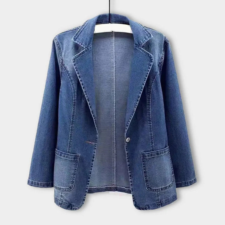 Drune | Stilvolle Lange Jeansblazer