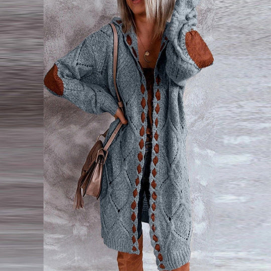 Drune | Modische Strickjacke mit Kapuze