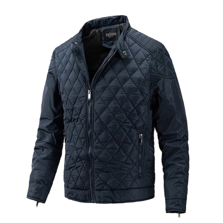 Drune | Herren Steppjacke - Reißverschluss vorne & Stehkragen