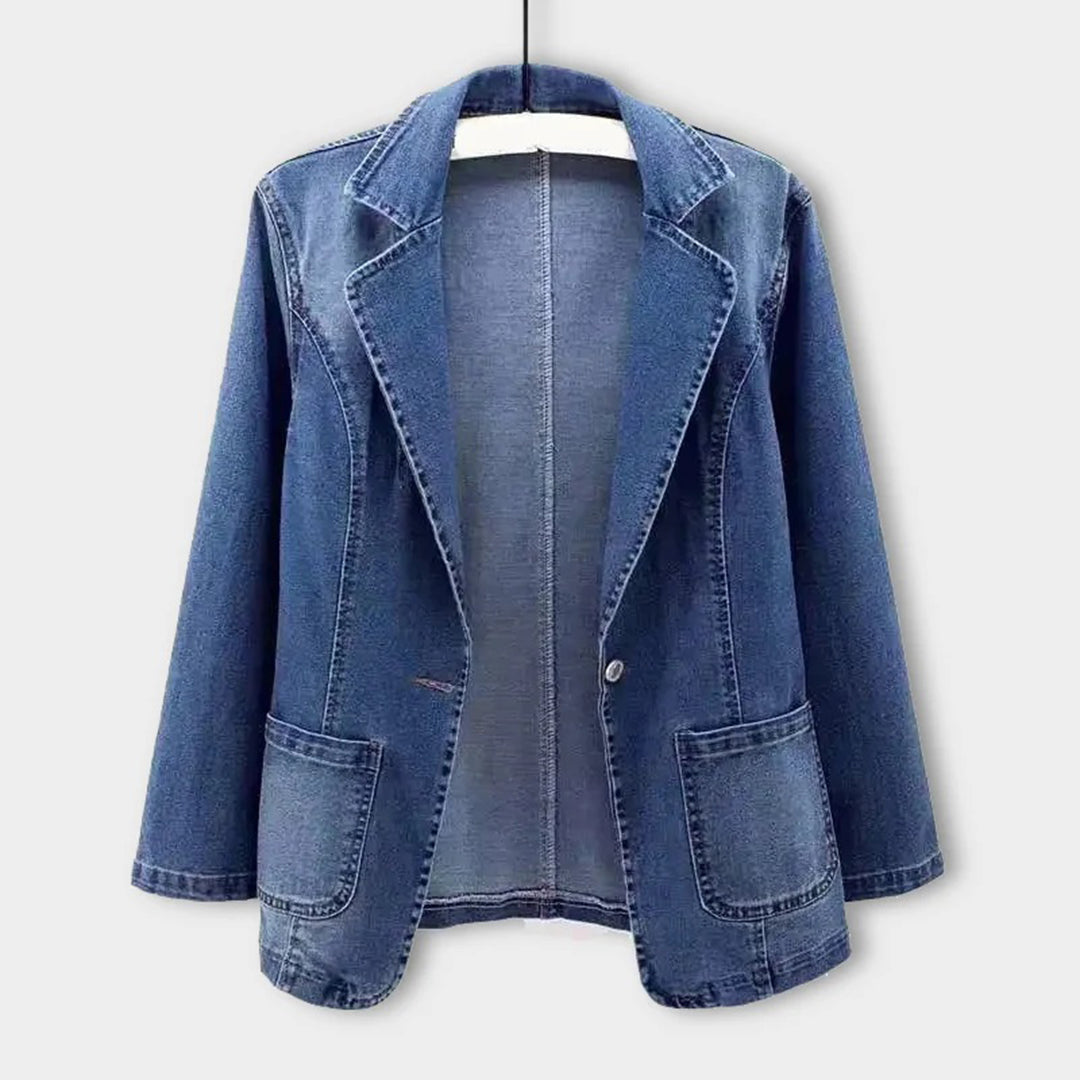 Drune | Denim Blazer mit Klassischer Passform