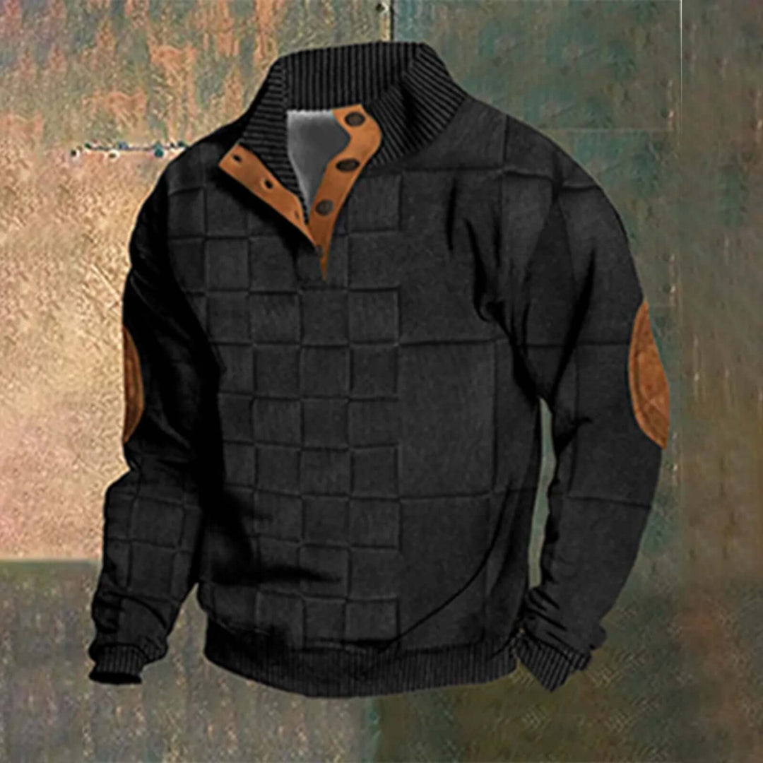 Drune | Retro Shirt - Herren Hemden Langarm Freizeit