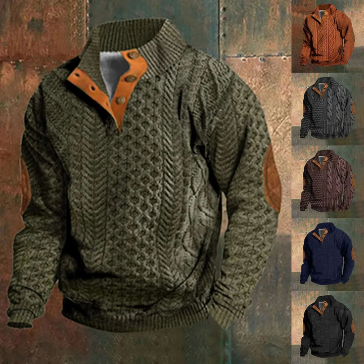 Drune | Retro Shirt - Herren Hemden Langarm Freizeit
