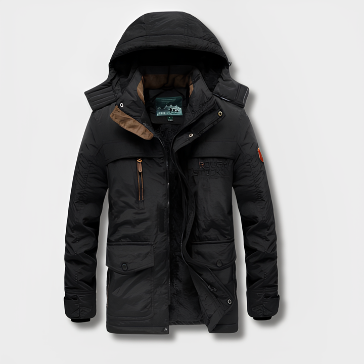 Drune | Militärisch inspirierte Winterjacke mit Kapuze