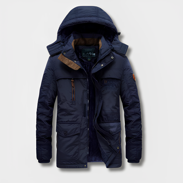 Drune | Militärisch inspirierte Winterjacke mit Kapuze