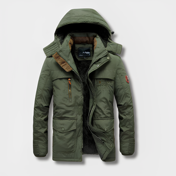 Drune | Militärisch inspirierte Winterjacke mit Kapuze