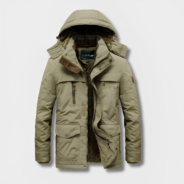 Drune | Militärisch inspirierte Winterjacke mit Kapuze