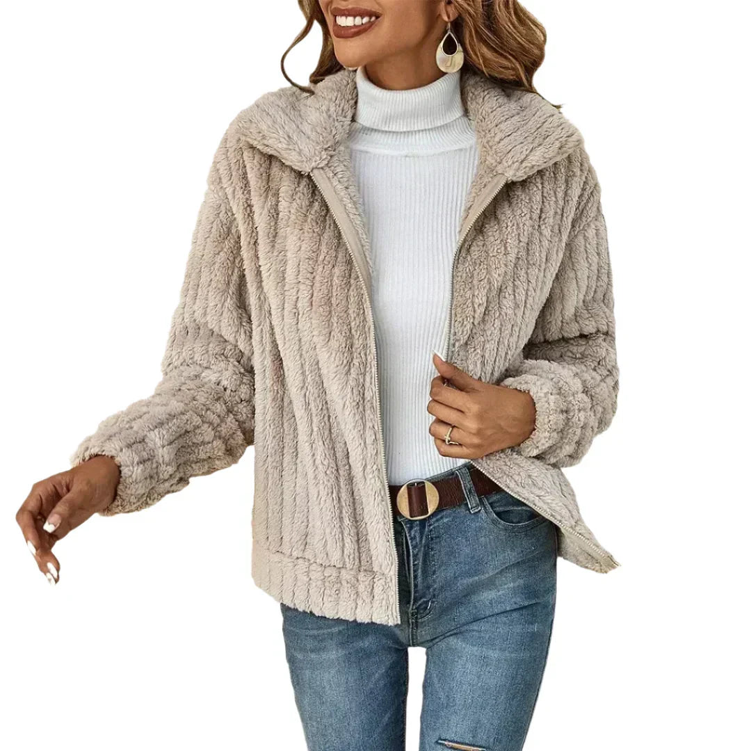 Drune | Luxuriöser Plüsch-Fleece-Jacke