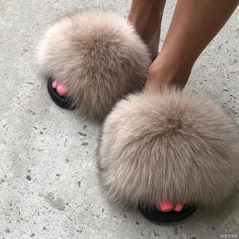Drune | Moda Fay Fluffy Slippers Fröhliche & Bunte Damenschuhe Für Den Sommer