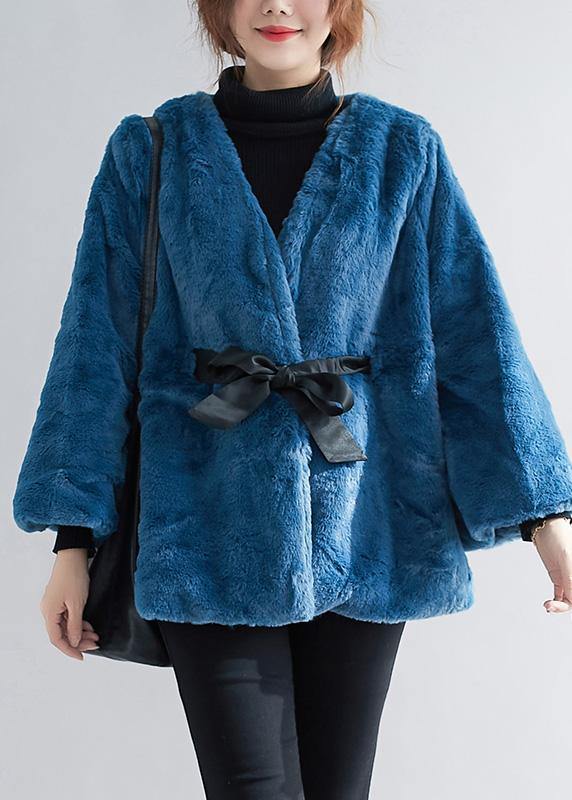 Drune | blaue Plus Size Kleidung für Frauen Arbeits-Schnürjacken