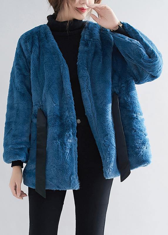Drune | blaue Plus Size Kleidung für Frauen Arbeits-Schnürjacken