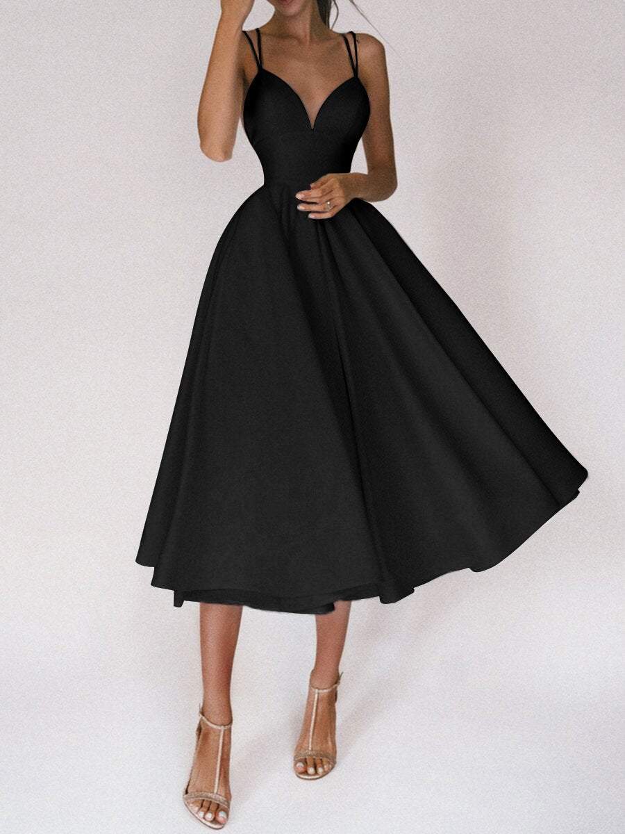 Drune | Dress - Stylish dress with V-neck for a Bohemian look