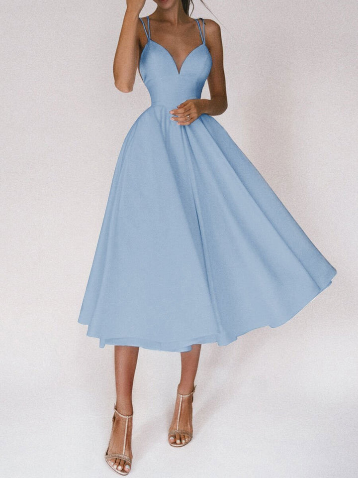 Drune | Dress - Stylish dress with V-neck for a Bohemian look
