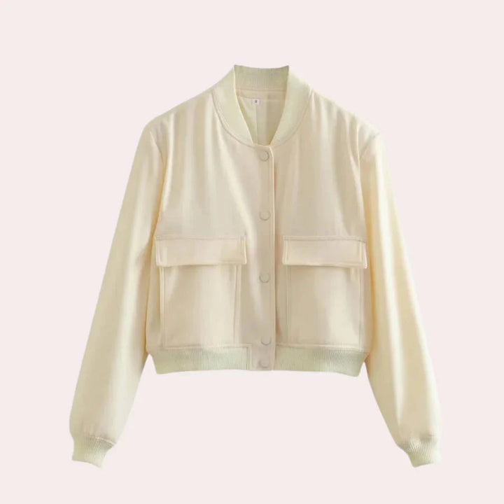 Drune | Kurz Knopfverschluss Herbstjacke Damenjacke