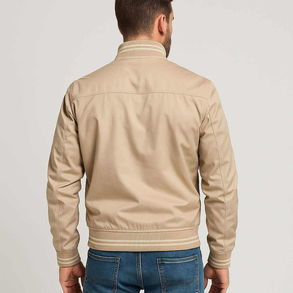 Drune | Reißverschluss Slim Fit Herbstjacke Herrenjacke