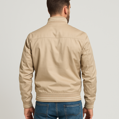 Drune | Reißverschluss Slim Fit Herbstjacke Herrenjacke