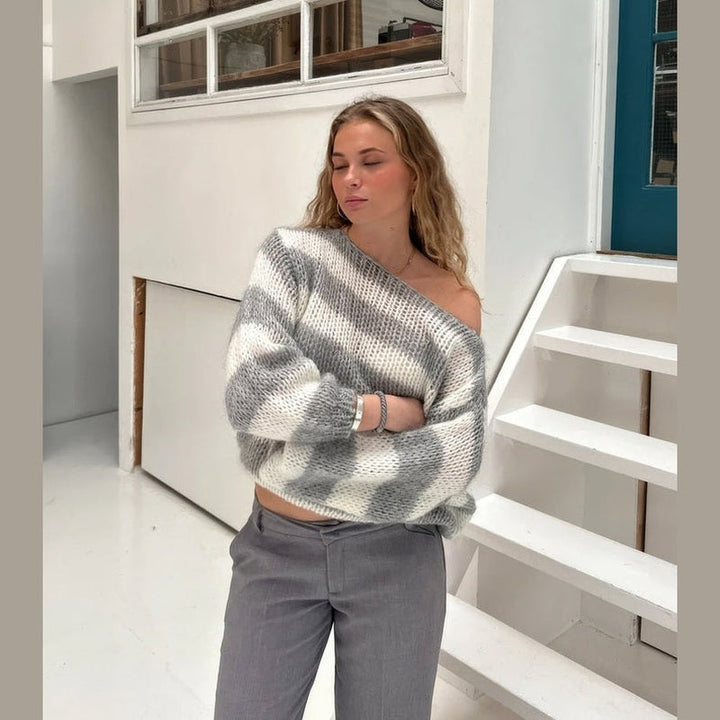 Drune | Stylisher gestreifter Pullover für ultimativen Wärme- und Komfort