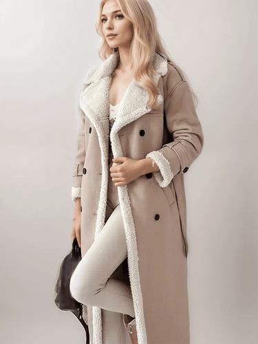 Drune | vegan Lederjacke - mit Lammfell gefüttert - Zeitloser Winterstil