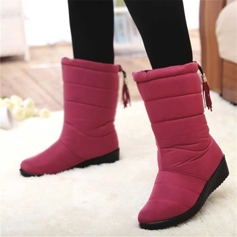 Drune | Damen Wasserdichte Winter Warme Baumwollstiefel