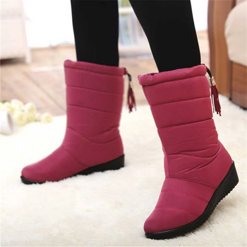 Drune | Damen Wasserdichte Winter Warme Baumwollstiefel