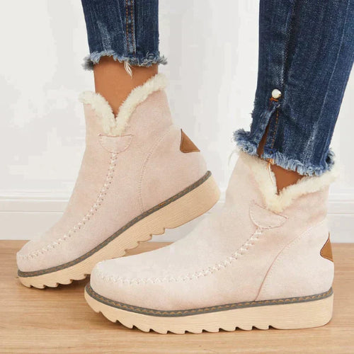 Drune | Warm und gemütlich im Winter Kunstpelzstiefel!