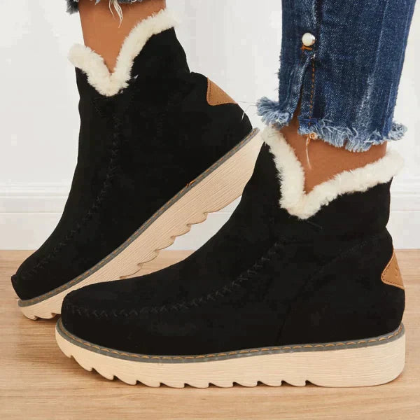 Drune | Warm und gemütlich im Winter Kunstpelzstiefel!