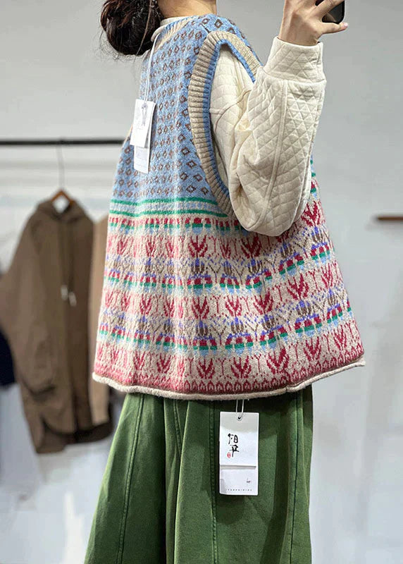 Drune | Wollstrickjacke mit Übergroßem Druck