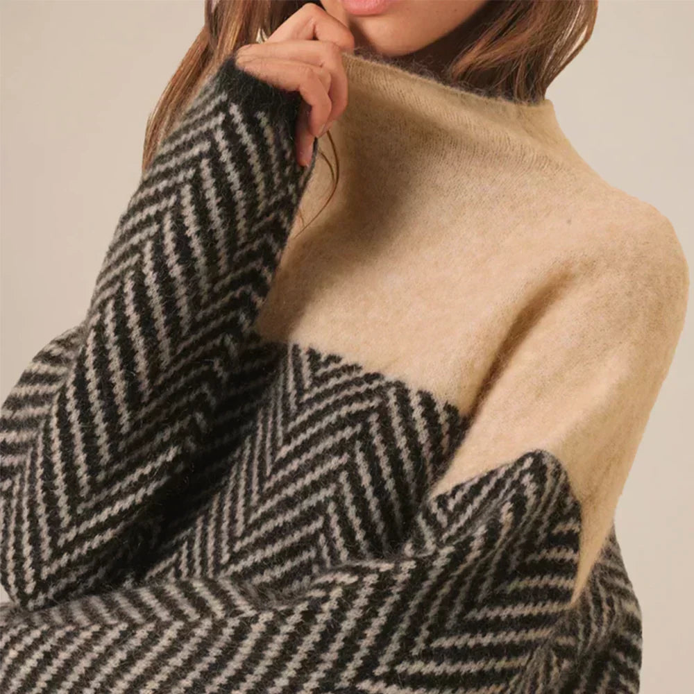 Drune | Warmer pullover mit Stehkragen